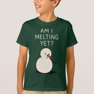 Camiseta ¿Me estoy derritiendo ya (Muñeco de nieve), Navida