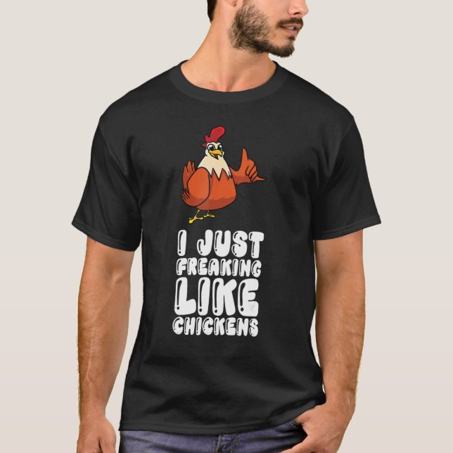 Camiseta Me Estoy Fragando Como Pollos (Anverso)