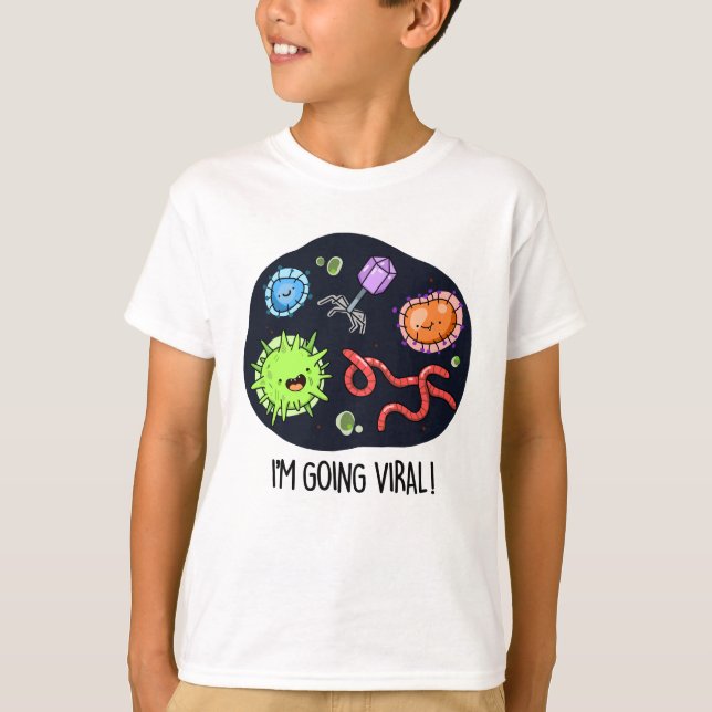 Camiseta Me estoy volviendo un virus divertido viral (Anverso)