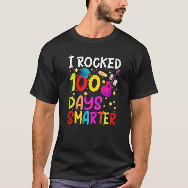 Camiseta Me estremeció 100 días de clases de guitarra más i (Anverso)