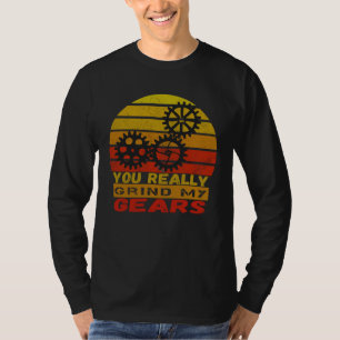 Camiseta Me Fastidia El Coche Humor De Mecánico Antiguo
