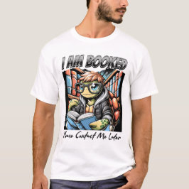 Camiseta Me fastidian: Tortuga académica en estilo