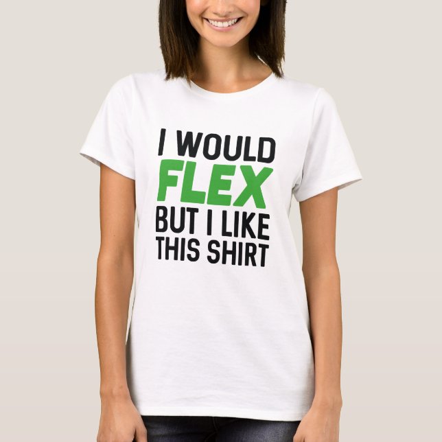 Camiseta Me Flexionaría (Anverso)