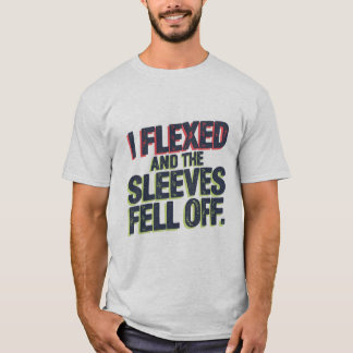 Camiseta Me flexioné y las mangas se cayeron - Fitness Fun