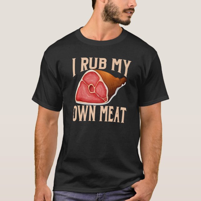 Camiseta Me froto la carne (Anverso)