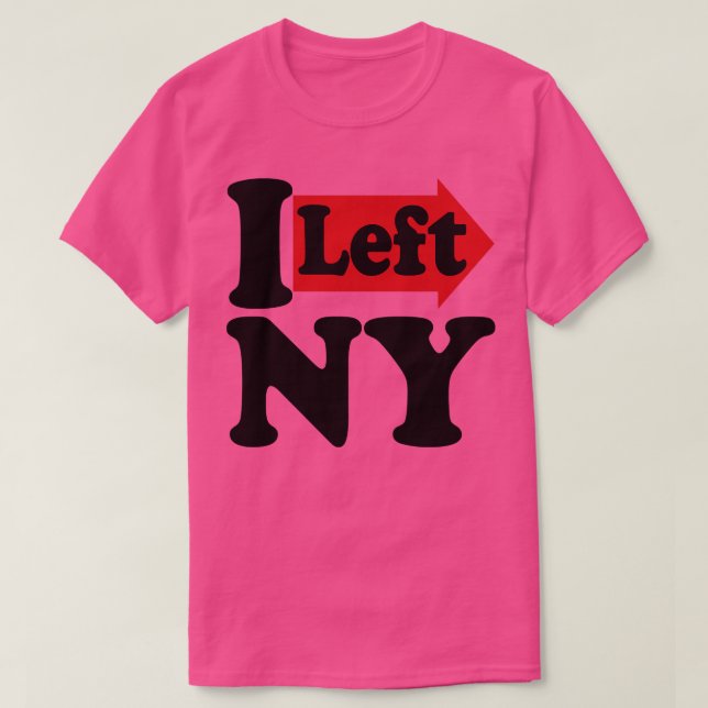 Camiseta Me fui de NY (Diseño del anverso)