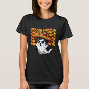 Camiseta Me ghosta graciosa mujer fantasma mexicana de Hall