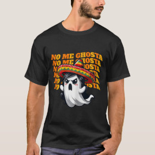 Camiseta Me ghosta graciosa mujer fantasma mexicana de Hall