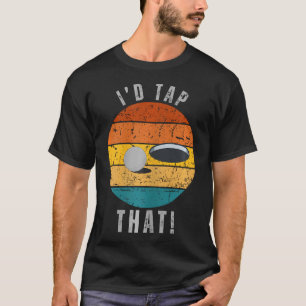 Camiseta Me Golpearía Esa Golfista Sarcástica Divertida