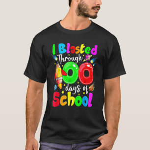 Camiseta Me Golpeé Durante 100 Días De Escuelas 100 Días De