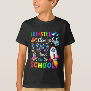 Camiseta Me Golpeé Durante 100 Días De Escuelas 100 Días De