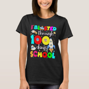 Camiseta Me Golpeé Durante 100 Días De Escuelas 100 Días De