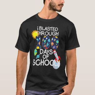 Camiseta Me Golpeé Durante 100 Días De Escuelas 100 Días De