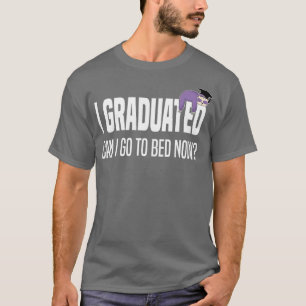Camiseta Me Gradué ¿Puedo Volver A La Cama Ahora Sloth Funn