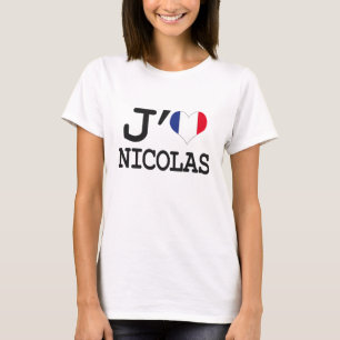 Camiseta Me gusta a Nicolas
