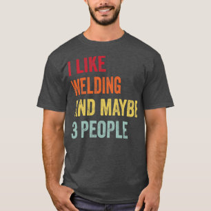 Camiseta Me Gusta Acosar A Tal Vez 3 Personas