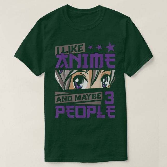 Camiseta Me Gusta Anime Que Es Divertido Manga Cultural Jap (Diseño del anverso)