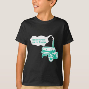 Camiseta Me Gusta Bourbon Y Mi Famoso Bbq Whiskey Gif