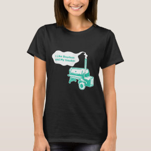 Camiseta Me Gusta Bourbon Y Mi Famoso Bbq Whiskey Gif