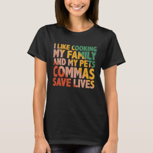 Camiseta Me Gusta Cocinar A Mi Familia Y A Mis Mascotas Com