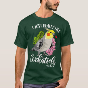 Camiseta Me Gusta Cockatiels Ok Cockatiel Parrot