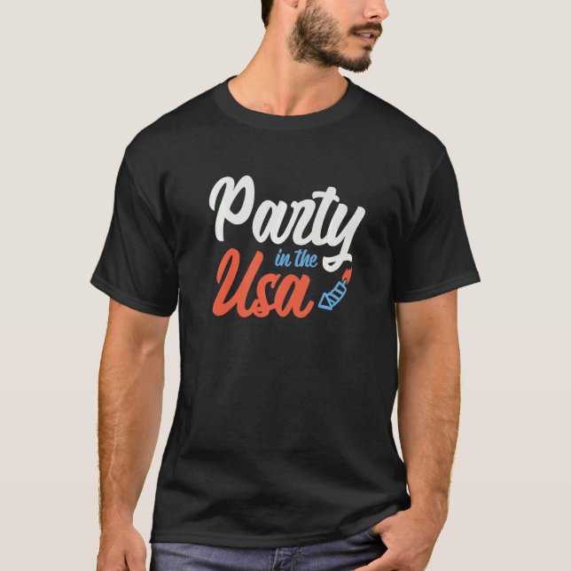 Camiseta Me Gusta Cómo Se Golpea El 4 De Julio (Anverso)