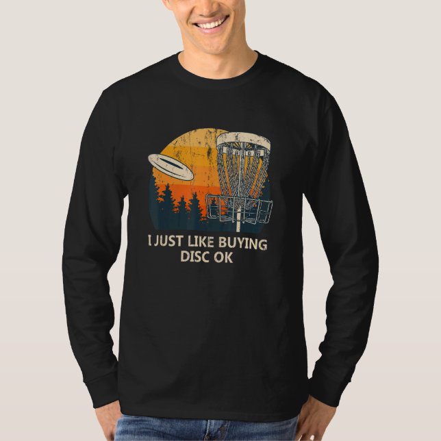 Camiseta Me Gusta Comprar Disco Ok Disco Golf Humfer Golfer (Anverso)