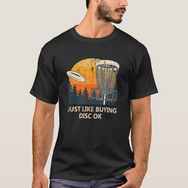 Camiseta Me Gusta Comprar Disco Ok Disco Golf Humfer Golfer (Anverso)