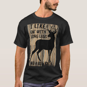 Camiseta Me Gusta Con Piernas Largas Y Caza De Cervezas En 