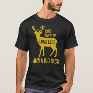 Camiseta Me Gusta Con Piernas Largas Y Caza De Cervezas En 