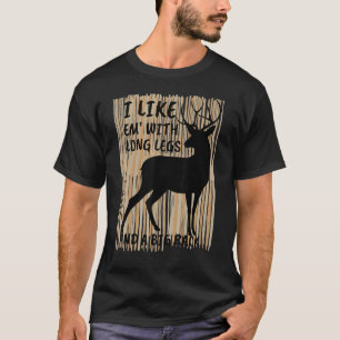 Camiseta Me Gusta Con Piernas Largas Y Caza De Cervezas En 