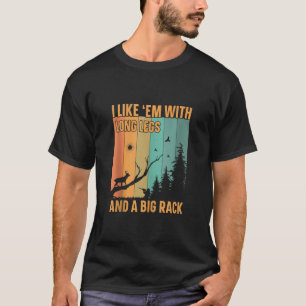 Camiseta Me Gusta Con Piernas Largas Y Caza De Cervezas En 