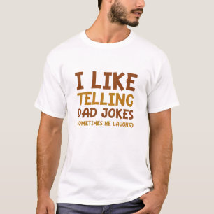 Camiseta Me Gusta Contar Chistes de Papá