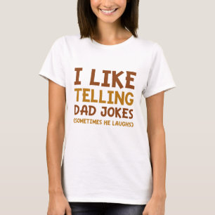 Camiseta Me Gusta Contar Chistes de Papá