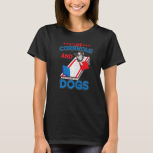 Camiseta Me Gusta Cornhole Y Perros