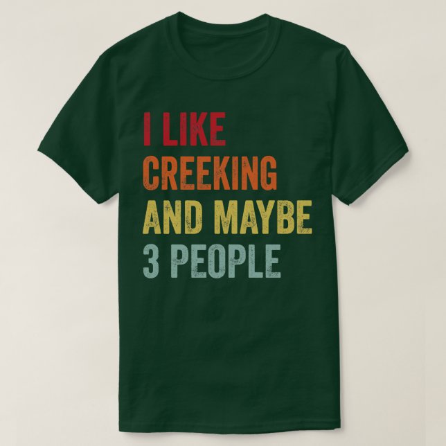 Camiseta Me Gusta Creeeeer Quizá 3 Personas (Diseño del anverso)