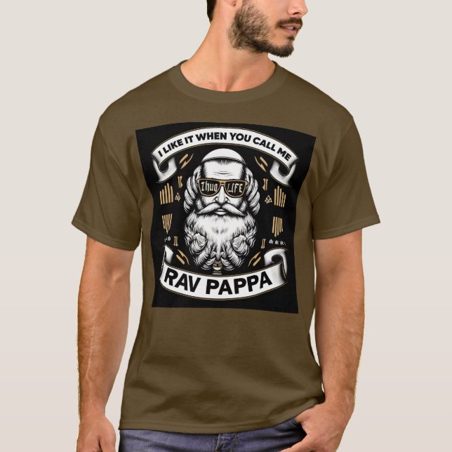 Camiseta Me Gusta Cuando Me Llamas Rav Pappa V1 (Anverso)