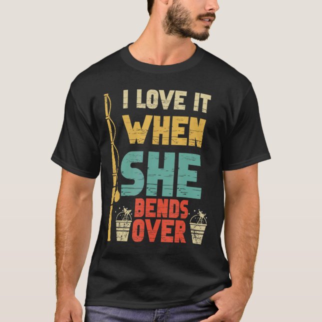 Camiseta Me Gusta Cuando Se Prefiere A Pescar (Anverso)
