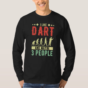 Camiseta Me Gusta Dart Y 3 Dardos De Personas