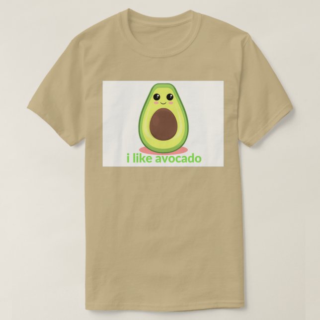 Camiseta Me Gusta El Aguacate (Diseño del anverso)