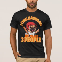 Camiseta Me gusta el béisbol 