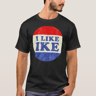 Camiseta Me Gusta El Botón Político Vintage Molesto