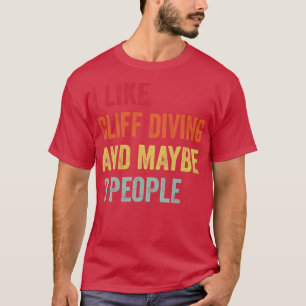 Camiseta Me Gusta El Buceo De Cliff Tal Vez 3 Personas 1