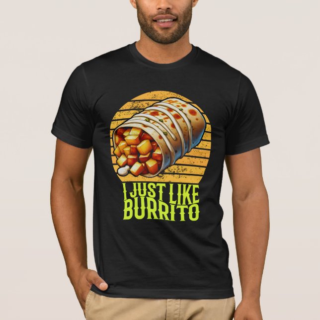 Camiseta me gusta el burrito (Anverso)