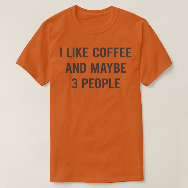 Camiseta Me gusta el café 1 (Diseño del anverso)