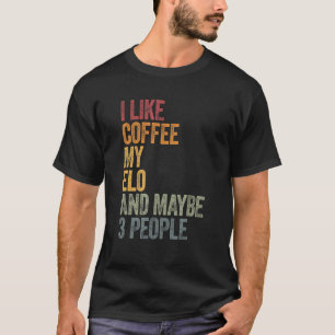 Camiseta Me Gusta El Café Mi Ojo Y Quizá 3 Personas