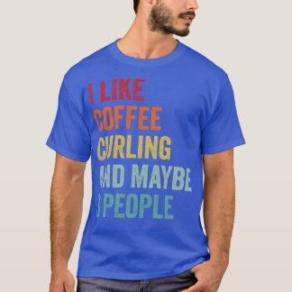 Camiseta Me gusta el café y curar a tal vez 3 personas