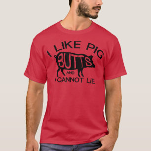 Camiseta Me Gusta El Carne De Cerdo, Los Divertidos Hombres