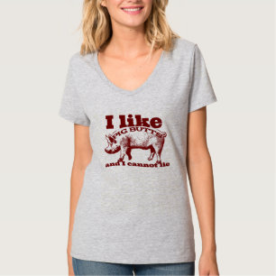 Camiseta Me Gusta el Cerdo Butte Bacon y todo