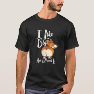 Camiseta Me Gusta El Corgis Y No Puedo Mentir Cor Divertido